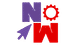 Logo portfolio étudiant en développement web et création de sites WordPress avec lettres N et M (mis à l'envers), roue dentée et curseur.